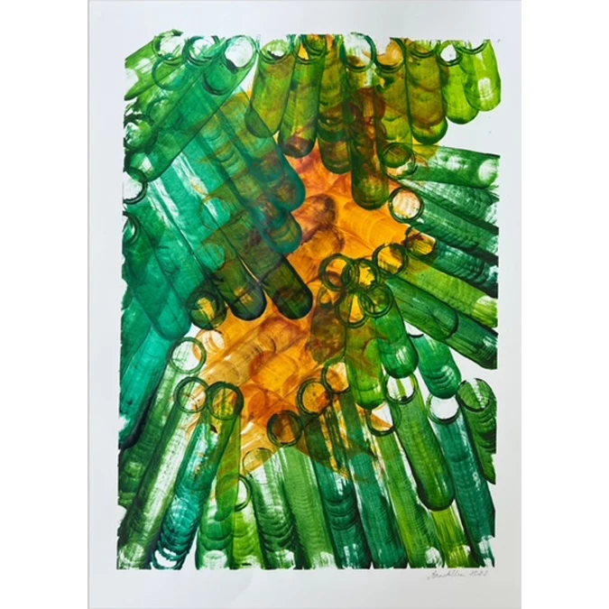 Green Palms no 2, 2024